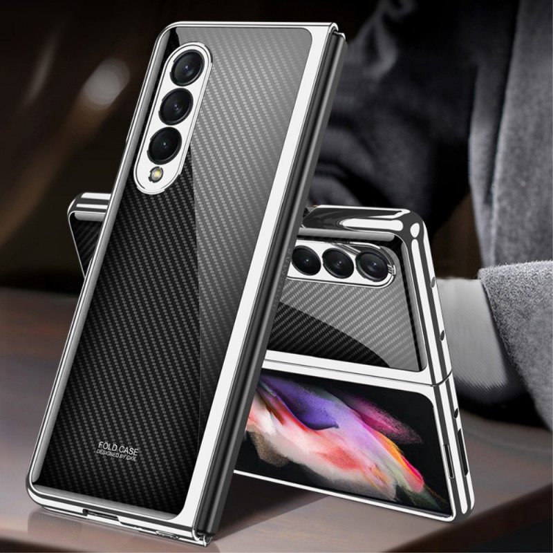 Etui do Samsung Galaxy Z Fold 3 5G Szkło Hartowane Z Włókna Węglowego Gkk